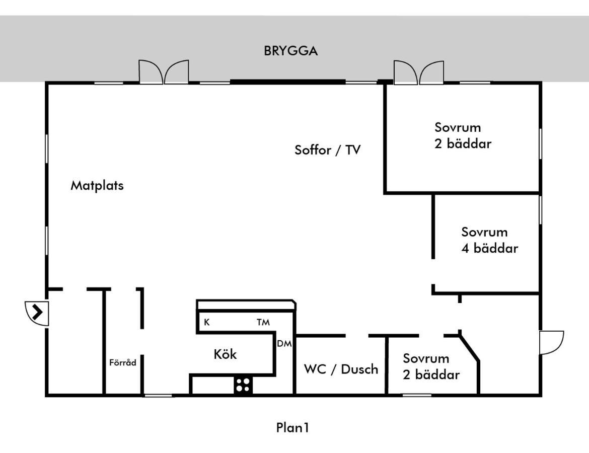 Apartmán Havets Magasin Väjern Exteriér fotografie